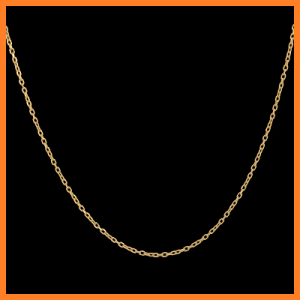 زنجیر طلای ۱۸ عیار مدل فلامینگو