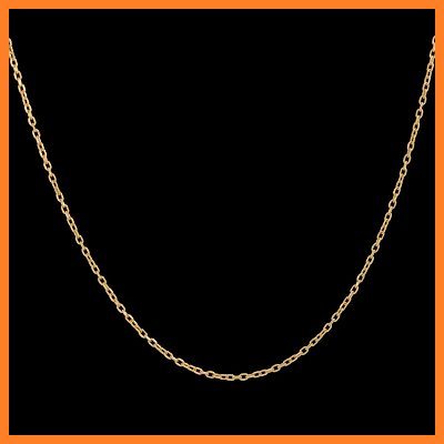 زنجیر طلای ۱۸ عیار مدل فلامینگو